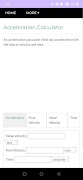 Acceleration Calculator पोस्टर