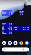 Reloj mundial y widget captura de pantalla 1