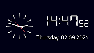 Clock Screensaver 截圖 6