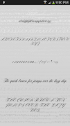 Script Fonts for Android 截圖 1