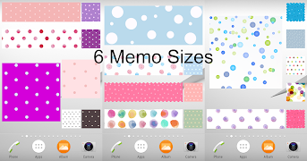 Sticky Memo Notepad *Dots* 3 Screenshot 1