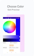 برنامه‌نما ColorPicker عکس از صفحه