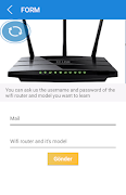 برنامه‌نما wifi router admin password list عکس از صفحه