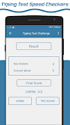 Typing Speed Test تصوير الشاشة 1