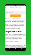 All Courier Tracker Lite اسکرین شاٹ 4