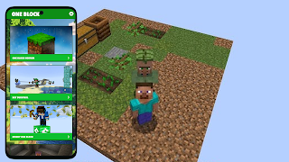Mod One Block Minecraft PE पोस्टर