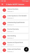 Class 8 Maths NCERT Solution Ekran Görüntüsü 1