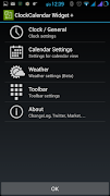 Clock Calendar Widget + スクリーンショット 2