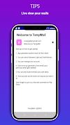 1 Schermata TempMail | Instant Mail