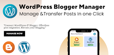 WordPress Blogger Manager الملصق