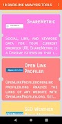 18 BACKLINK ANALYSIS TOOLS - BACKLINK APP screenshot 5