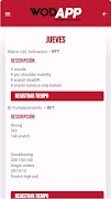 WodApp স্ক্রিনশট 3