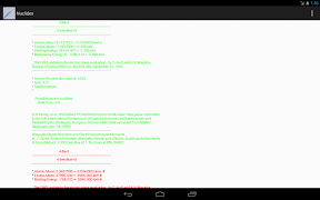 Nuclides screenshot 2