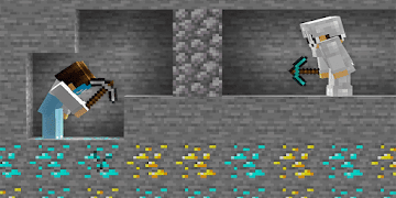 پوستر X-Ray mod Minecraft addon