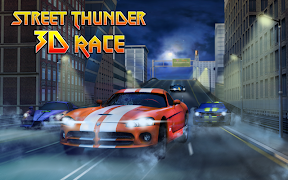 Street Thunder 3D Night Race পোস্টার