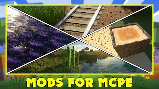 Real Textures Mod Minecraft PE Cartaz