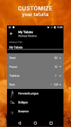 برنامه‌نما Tabata Training at Home عکس از صفحه