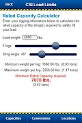 Load Limits and Definitions capture d'écran 1