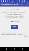 Alert while Using Mobile Walk poster