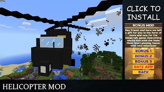 برنامه‌نما Helicopter Mod For Minecraft عکس از صفحه