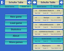 Schulte Table capture d'écran 4