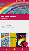 Xperia Theme - Rainbow screenshot 3
