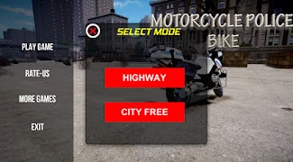 1 Schermata Motorcycle Police Bike