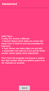 Mastermind Numbers 截圖 1