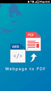 Webvert - Web to Pdf পোস্টার