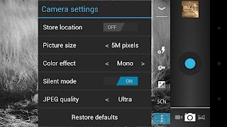 برنامه‌نما Camera ICS+ عکس از صفحه