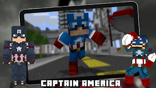 برنامه‌نما Mod Captain SuperHero Addon عکس از صفحه