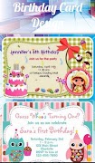 برنامهنما Birthday Card Design عکس از صفحه