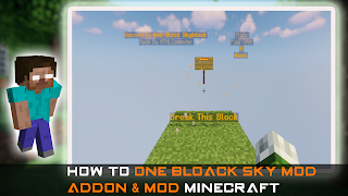 One Block Skyblock Mod Addon Ekran Görüntüsü 4