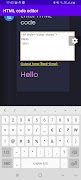 HTML Editor & Viewer captura de pantalla 2