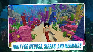 Mermaid in Minecraft Mod 2024 스크린샷 2