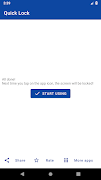 برنامه‌نما Quick Lock - Quick screen off عکس از صفحه
