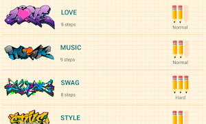 Cara menggambar grafiti syot layar 6