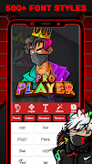 4 Schermata FF Logo Maker : Gaming Esports