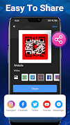 QR Scanner e QR Leitor-Leitor de códigos de barra imagem de tela 3