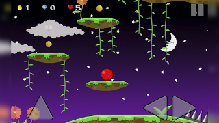 Red Bounce Ball plakat