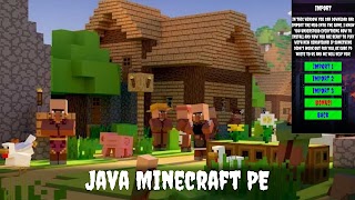 Java Textures Mod Minecraft PE poster