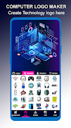Computer Logo Maker - Creator تصوير الشاشة 1