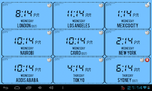 برنامه‌نما Visual Time Zone Pro عکس از صفحه