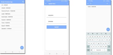 Simple Contacts App screenshot 1