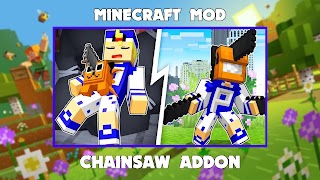 7 Schermata Chainsaw Mod for Minecraft PE