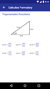 برنامه‌نما Calculus Formulary عکس از صفحه