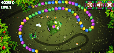 Zumba Frog Marble Shooter Game captura de pantalla 4