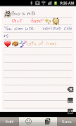 برنامه‌نما Hand Writing Memo (Cursive) عکس از صفحه