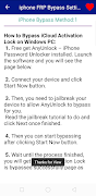 iphone FRP Bypass SettingGuide screenshot 2