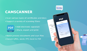 PDF Camera Scanner - Scan PDF & JPEG & Signature poster